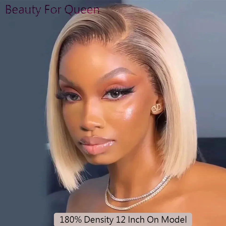 Ombre Blonde Short Bob Wig