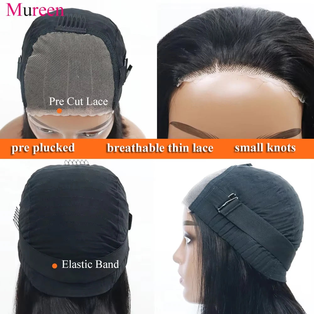 Straight Wear And Go Glueless Bob Wig