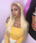 30 36inches Straight 613 Hd Lace Frontal Wig 13x6 Wear And Go Glueless 100% Human Hair 250% Blonde 613 Lace Front Wigs On Sale