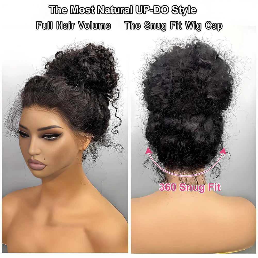 360 Full Lace Frontal Kinky Curly Wig